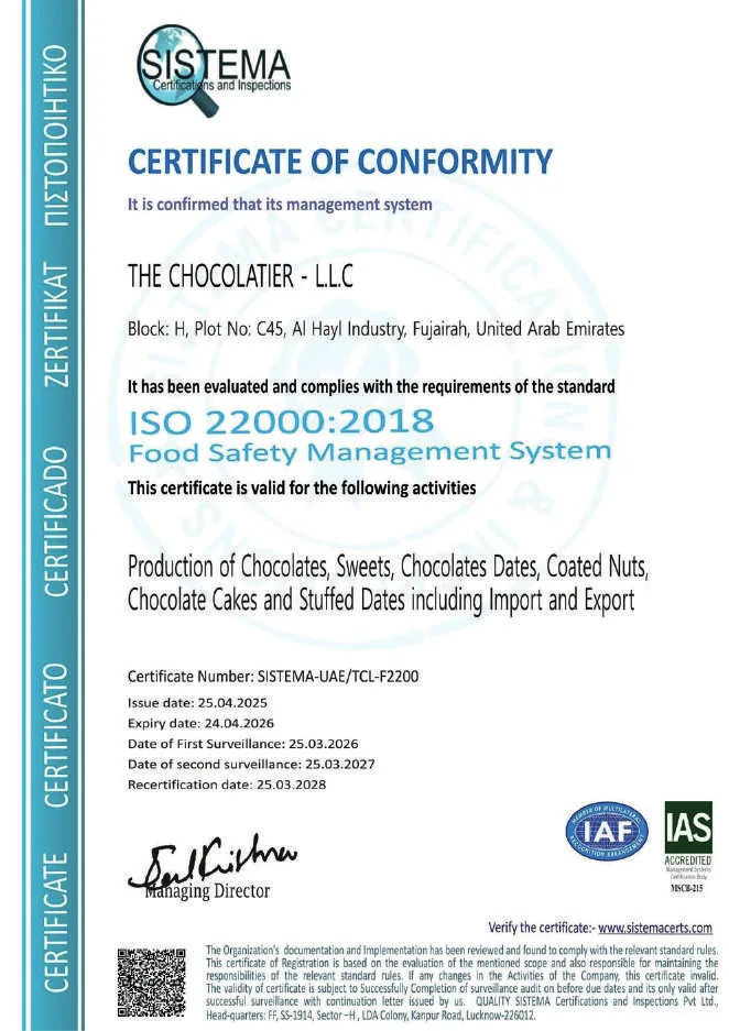 ISO 22000:2018 Food Safety